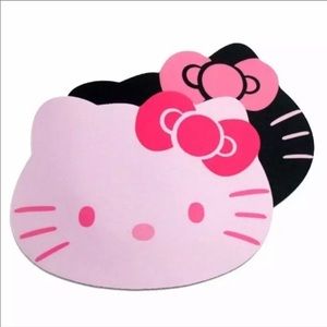 Pink or black !Hello Kitty mouse pad